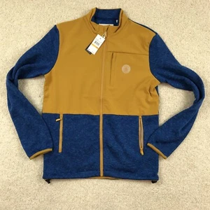 Original Penguin Mens Small Sweater Jacket Full Zip New Fleece - Picture 1 of 8