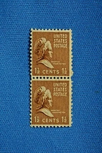 2 SELLOS US SCOTT #805 Martha Washington 1 1/2 centavo - Imagen 1 de 3