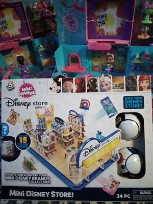 ZURU сюрприз / мини бренды Disney Store / 34 ПК игровой набор с 15 Mystery мини новый - Изображение 1 из 4