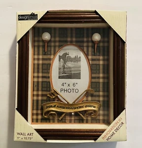 Designstyles For Your Home Golf 4” X 6” Shadowbox/Picture Frame 9” X 10.75” - Picture 1 of 3