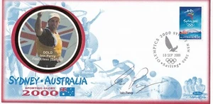 Australia - Sydney, 2000 Olympic Games Autographed Stamp cover, Iain Percy - Picture 1 of 1