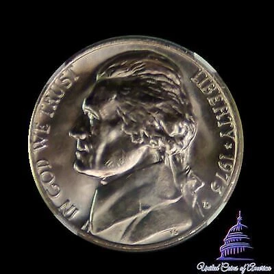 1973-D Jefferson 5 Cents NGC MS-65 Cover