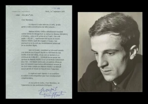 François Truffaut (1932-1984) - Regista - Rara lettera firmata - 1979 - COA - Foto 1 di 5