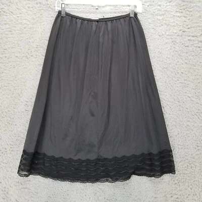 Henson Kickernick Skirt Womens Large Black Nylon Half Slip - Image 1 of 4