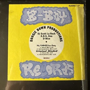 Boogie Down Productions My 9mm Goes Bang / Criminal Minded 12” Single Vinyl - Picture 1 of 4