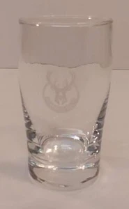 Embossed NBA Milwaukee Bucks Beer Sampler Flite 3oz Glass - Picture 1 of 3