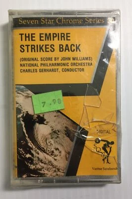 STAR WARS Cassette: THE EMPIRE STRIKES BACK Score (Cracked Case) NEW SEALED - Image 1 of 2