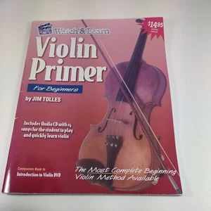 Violin Primer for Beginners by Jim Tolles - COMPLETE - Picture 1 of 7