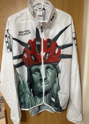 Chaqueta de Ciclismo Louis Garneau Años 90 De Colección Para Hombres XXL Cortavientos New York Cycle Club Foto 1 de 4