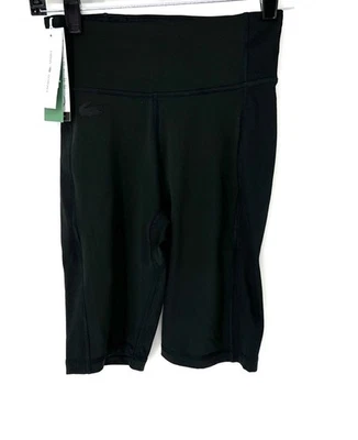Pantalones Cortos Deportivos Lacoste Nuevos con Etiquetas Negros Atléticos Motociclista Mujer’s Talla Pequeña Ropa Deportiva Foto 1 de 4