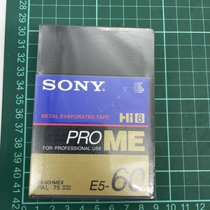 Sony E5-60 HMEX Video PRO ME Hi8 Recordable Tape Metal-E PAL Brand New & Sealed - Bild 1 von 4