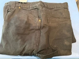 King Size Flexible Black Jeans 36 X 33 - Picture 1 of 6