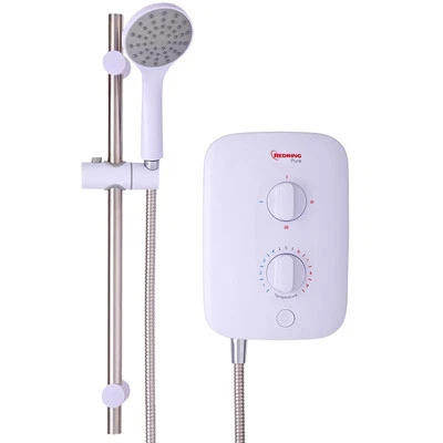 Redring Pure 9.5KW Electric Shower Instantaneous RPS9 White - Image 1 of 3