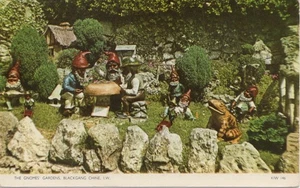 (cb25) The Gnomes Gardens Blackgang Chine - Isle of Wight Postcard - Picture 1 of 2