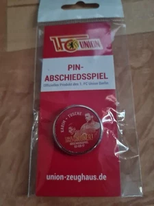 1.FC Union Berlin Pin/Anstecker - Karim Benyamina & Thorsten Matuschka - Bild 1 von 2