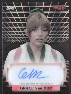 Grace Van Dien as Chrissy 2024 Topps Stranger Things High Tek #A-GVD Auto - Picture 1 of 2