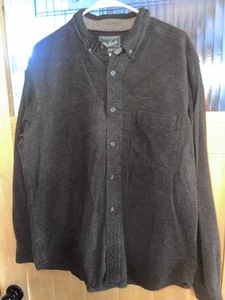 Vintage Woolrich Flannel Shirt-Large Chore Barn Shirt-Green - Bild 1 von 5