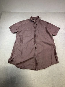 Mossimo Supply Co. Target Red White Fine Stripe Button Up Men’s Shirt XL Pink - Picture 1 of 6