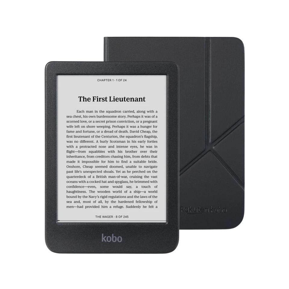 Kobo Clara BW eReader with Case Bundle NEW RETAIL - Image 1 of 1