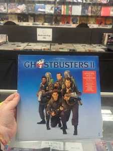 GHOSTBUSTERS II Soundtrack VG+ VINYL W/HYPE STICKER Promo - Picture 1 of 4