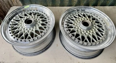 bbs rs 039 7x16 et24 4x114,3 flatback bmw e30 vw 2pcs - Bild 1 von 4