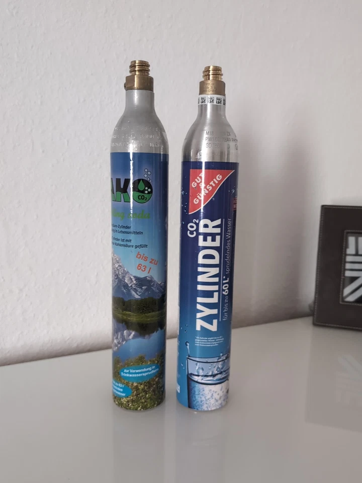 2 x Soda Stream,Soda Club CO2 Zylinder Leerer 50-60 Liter - Bild 1 von 1