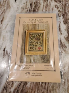Hand Dids Counted Cross Stitch Kit 'Schoolgirl Sampler' - Picture 1 of 3
