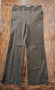 EDDIE BAUER Damen Hose 8 leicht kurvige Passform kakaobraun Arbeit formell Freizeit  - Bild 1 von 10