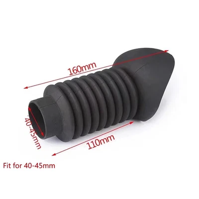 Mira telescópica de caza 40-45 mm ocular copa de ojo cubierta de retroceso de goma sombra de ojos anti impacto Foto 1 de 4