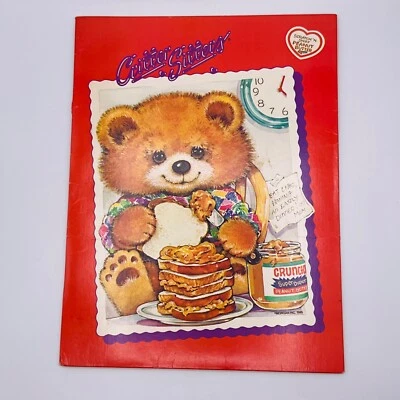 VTG Folder Critter Sitters Scratch 'n Sniff 1985 Mead Bear Peanut Butter *READ - Image 1 of 4