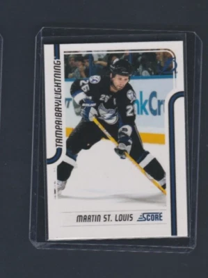 2011-12 Score Hockey GLOSSY # 412 Martin St. Louis - Image 1 of 2