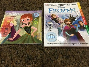 2 Walt Disney Frozen Books- Ultimate Activity Collection - Picture 1 of 12