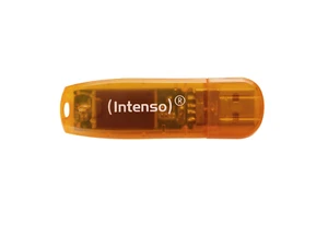 Intenso 64 GB Rainbow USB 2.0 Flash Drive Orange, 3502490 - Bild 1 von 6
