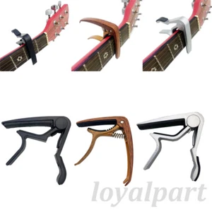 Guitarra Aluminio Capo Grip Cambio Rápido Abrazadera Llave Acústica Clásica Ajuste de Tono - Imagen 1 de 25