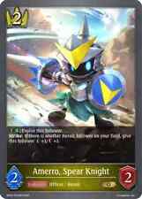 Shadowverse: Evolve Amerro, Spear Knight BP03-022EN Gold NM