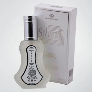 Silver by Al Rehab perfume spray EDP 35ml USA SELLER - Picture 1 of 2