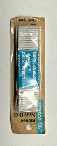 Vintage Stretchrite Woven Ribbed Non-Roll Elastic 1” X 1 Yard NOS #1646 - Picture 1 of 2