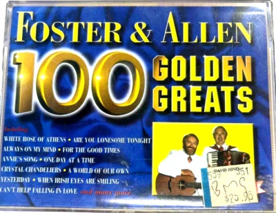 100 Golden Greats Foster & And Allen 2 Cassette Tapes Golden Oldies Hits VGC - Image 1 of 3