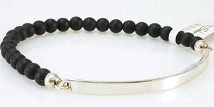 Thomas Sabo Armband LBA0001 023 11 L 16 cm Love bridge Obsidian - Bild 1 von 2