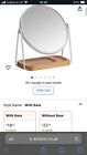 Amazon Basics Vanity Mirror With Bamboo Base, Brand New Box Opened