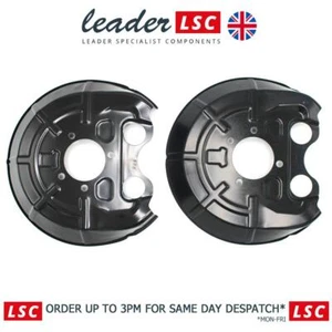 Rear Brake Disc Backing Plates Vauxhall Vectra 2002 to 08 13168748 13168749 New - Picture 1 of 12