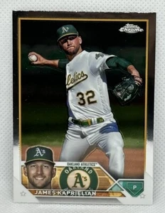 James Kaprielian 2023 Topps Chrome Update #USC219 Oakland Athletics - Picture 1 of 2