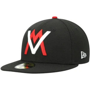 Vancouver Mounties ( Canadians ) Black Theme Night New Era 59FIFTY Fitted Hat - Picture 1 of 3