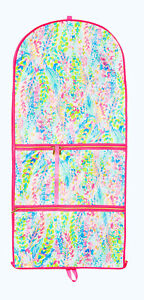 Lilly Pulitzer "Catch the Wave" Luggage Travel Garment Bag Cosmetic Case Brushes