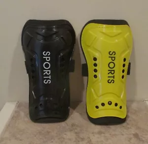 2 Pair - SPORTS Shin Guards for Kids - Size Large - Age 8-15 Years - New - Picture 1 of 3