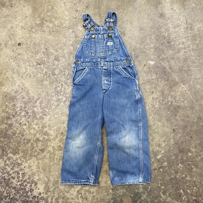 Mono Sanforizado Lee De Colección Jóvenes Niños 60 EE. UU. Babero Niño Reparaciones Foto 1 de 4