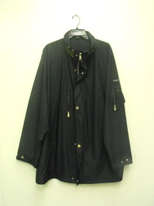 BUGATTI MENS JACKET COAT FULL ZIP BLACK SZ 58 - Picture 1 of 10