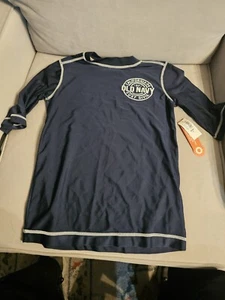 Old Navy Youth Medium Boys Navy Blue Swim Shirt  NWT New - Picture 1 of 3