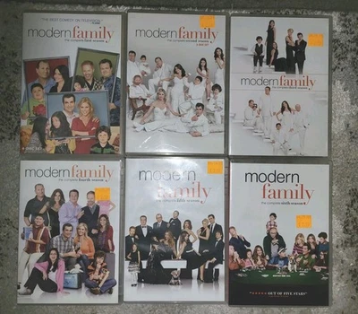 Modern Family Seasons 1-6 (DVD Set, 144 Episodes) FREE SHIPPING Pre-Owned VG Foto 1 de 4