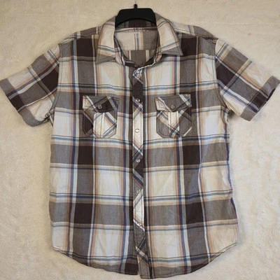 The Original Arizona Jean Company Button 100% Cotton Shirt Mens Medium Vintage - Image 1 of 4